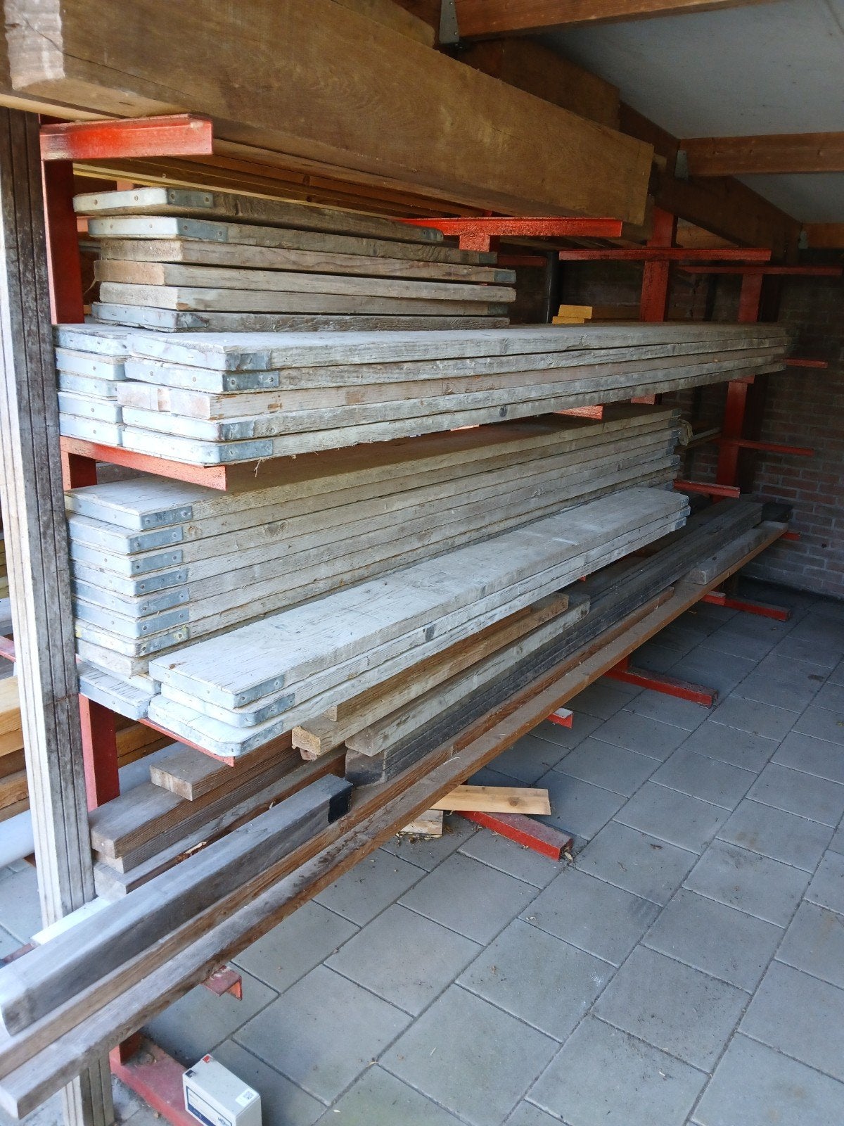 steigerplanken diverse lengtes, Ophalen, Gebruikt, Hout, 20 tot 50 mm