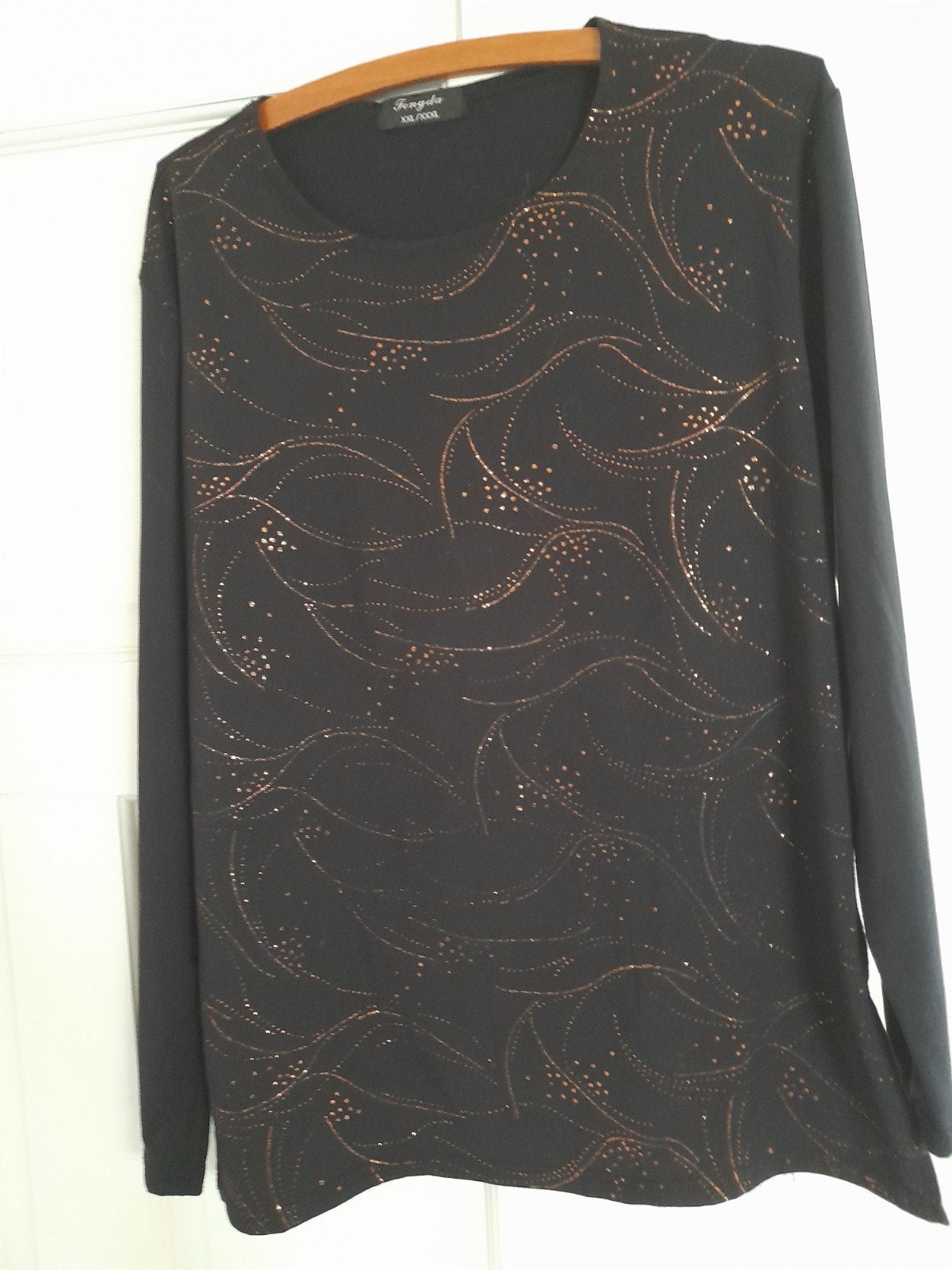 Tengda shirt mt 44, Zwart, Maat 42/44 (L), Ophalen of Verzenden, Tengda