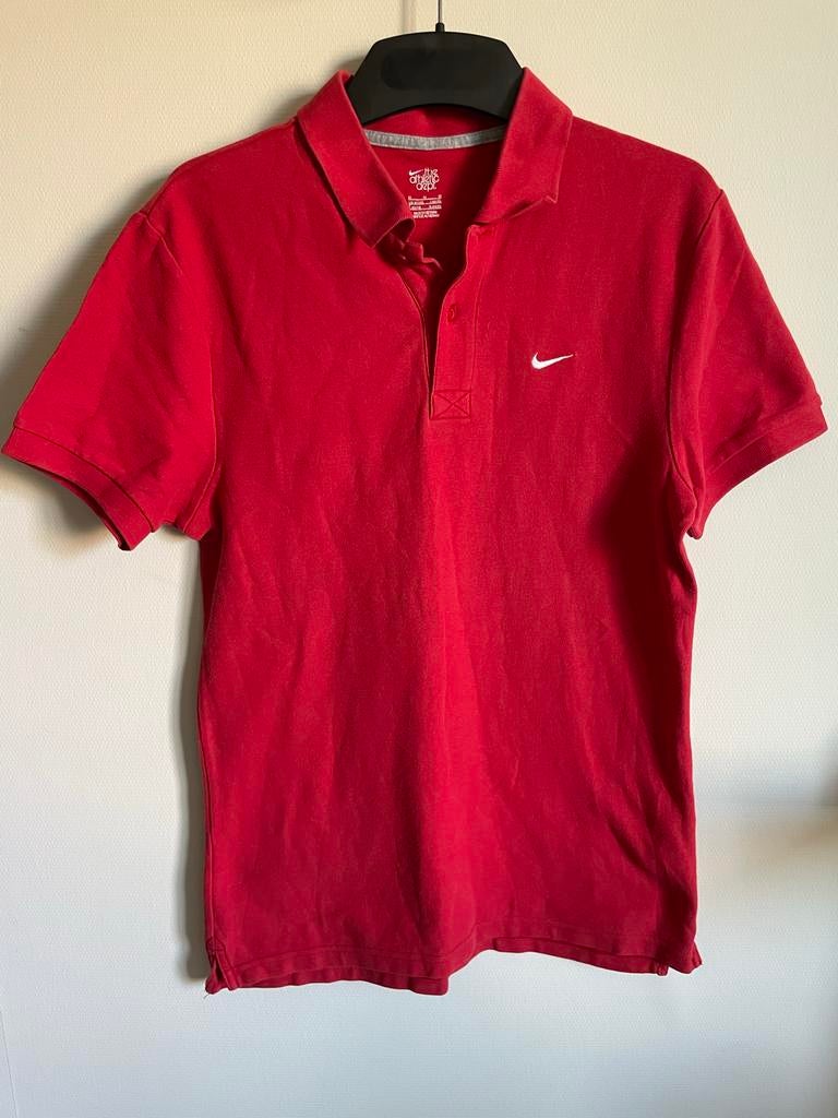 Nike polo rood maat M, Ophalen of Verzenden, Zo goed als nieuw, Maat 48/50 (M), Rood