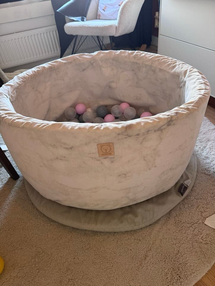 Misioo ballenbak met ballen en speelkleed, Ophalen, Gebruikt, Overige typen