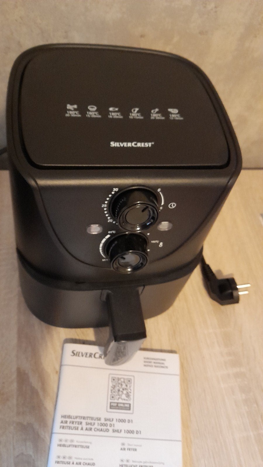 SilverCrest Airfryer SHLF 1000 D1  nieuw, Ophalen, Nieuw, Airfryer, 750 t/m 999 gram