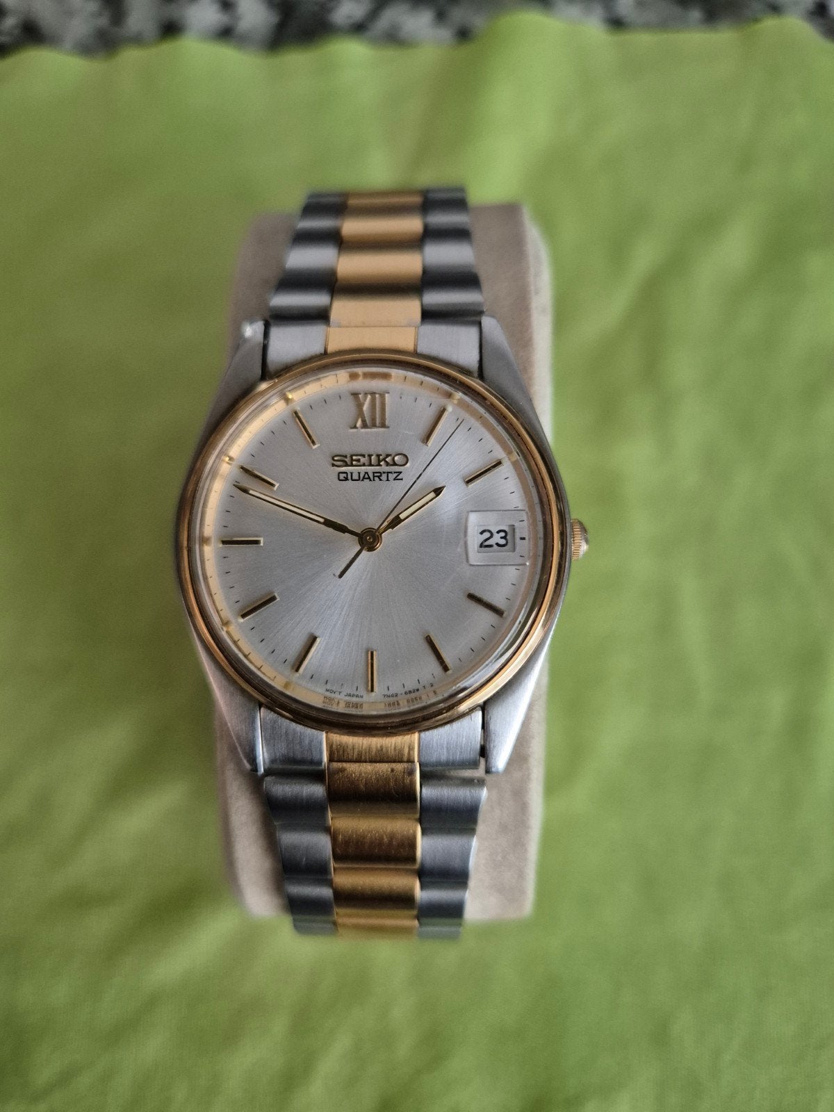 Mooi vintage herenpolshorloge., Ophalen of Verzenden, Staal, Seiko, 1960 of later