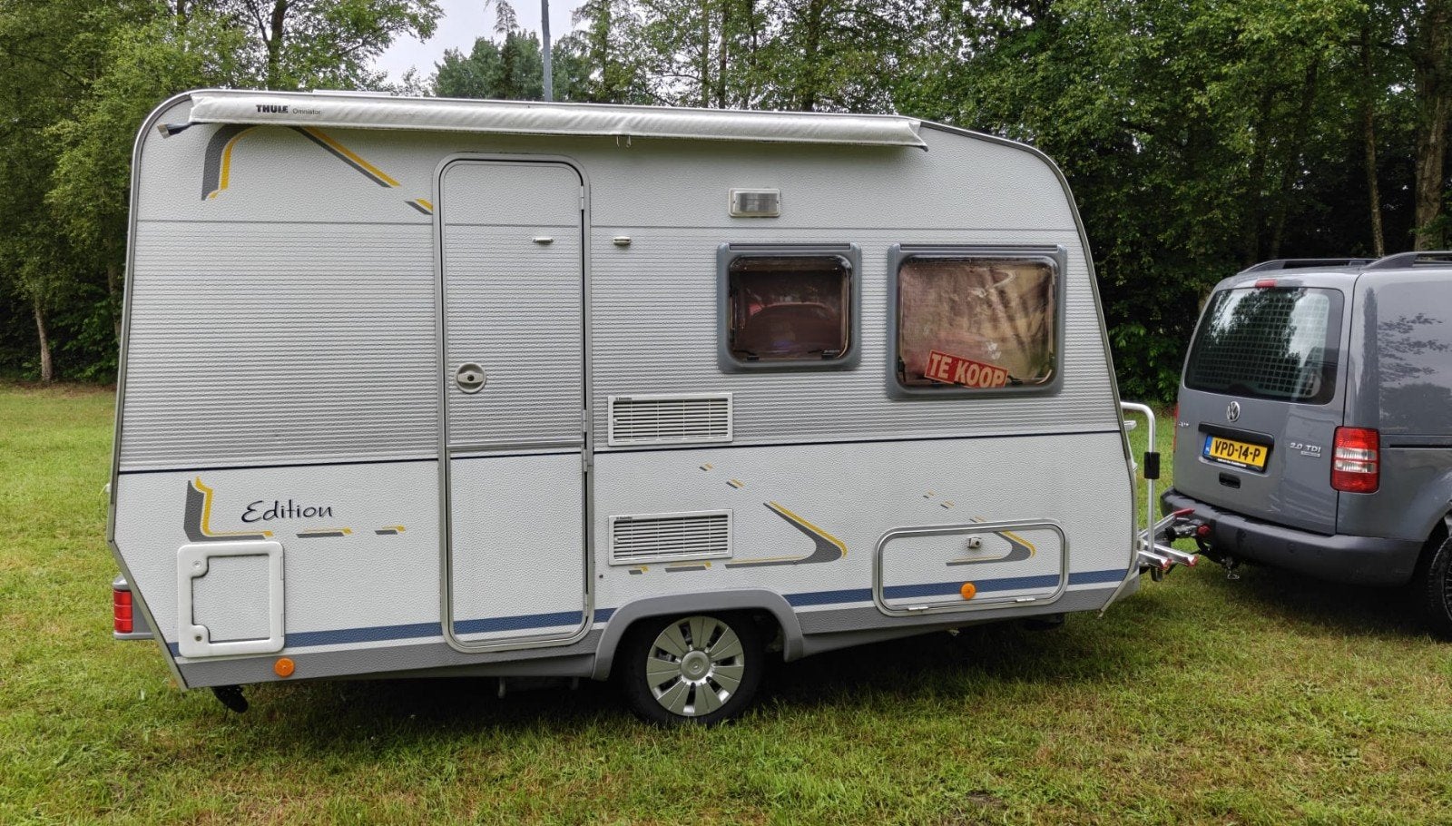 dethleffs edition caravan bij 1998, Treinzit, Particulier, Disselslot, Tot en met 3