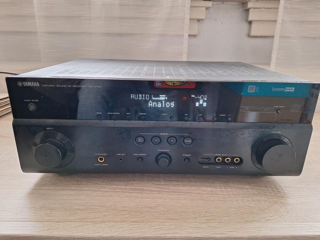 Yamaha RX-V767 Natural Sound AV Receiver, Ophalen, 120 watt of meer, Yamaha