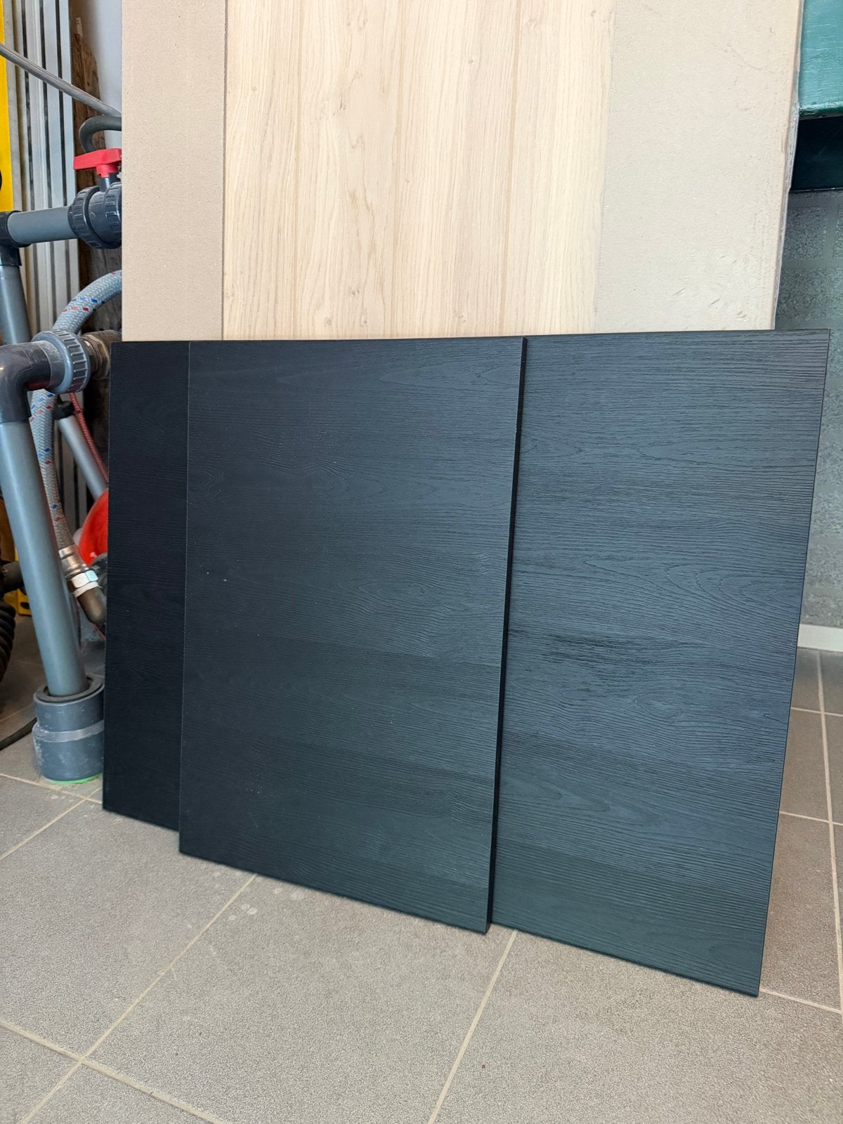 IKEA LAPPVIKEN kastdeurtjes 60x38 cm Zwartbruin (3 stuks), Ophalen, Gebruikt