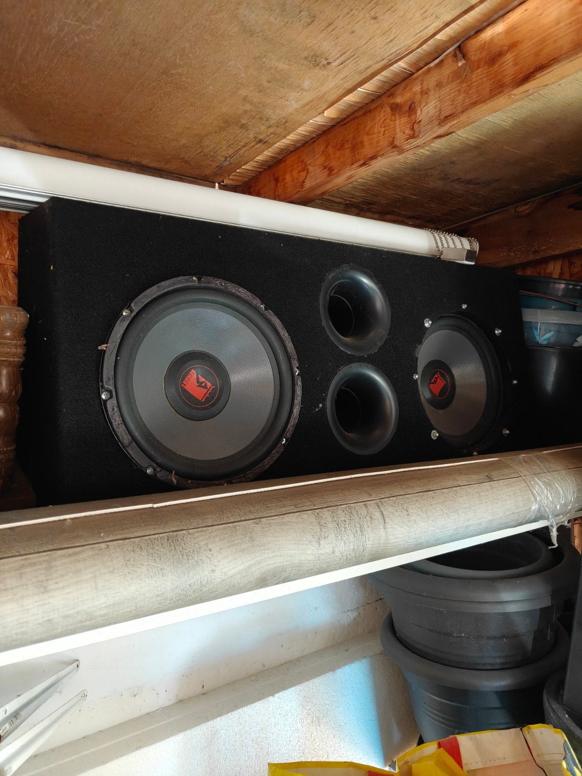 Rockford Fosgate Subwoofer Box - 25cm Speakers, Audio, Tv en Foto, Luidsprekers, Ophalen, Gebruikt, Subwoofer, Overige merken