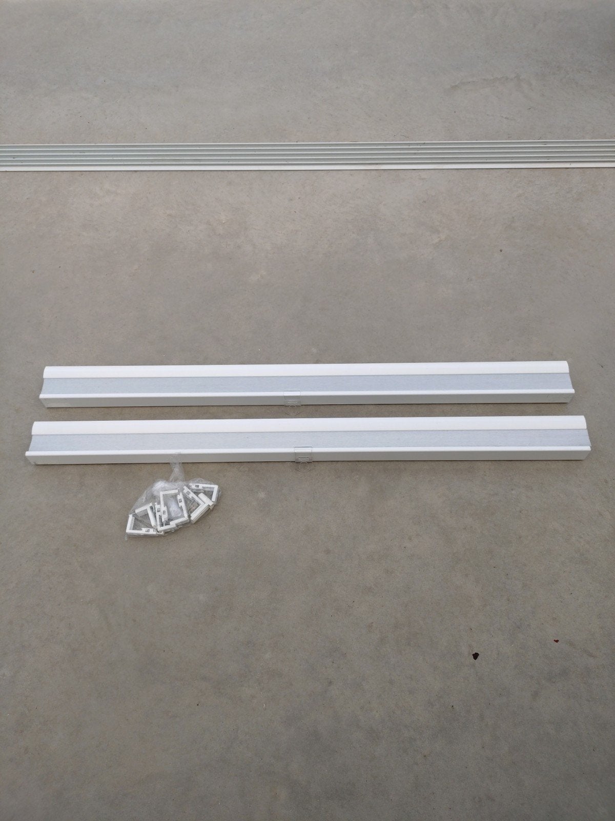 2 witte plissé gordijnen verduisterend, 110 x 195 cm, zgan, Wit, IKEA, Plisségordijn, 195 cm
