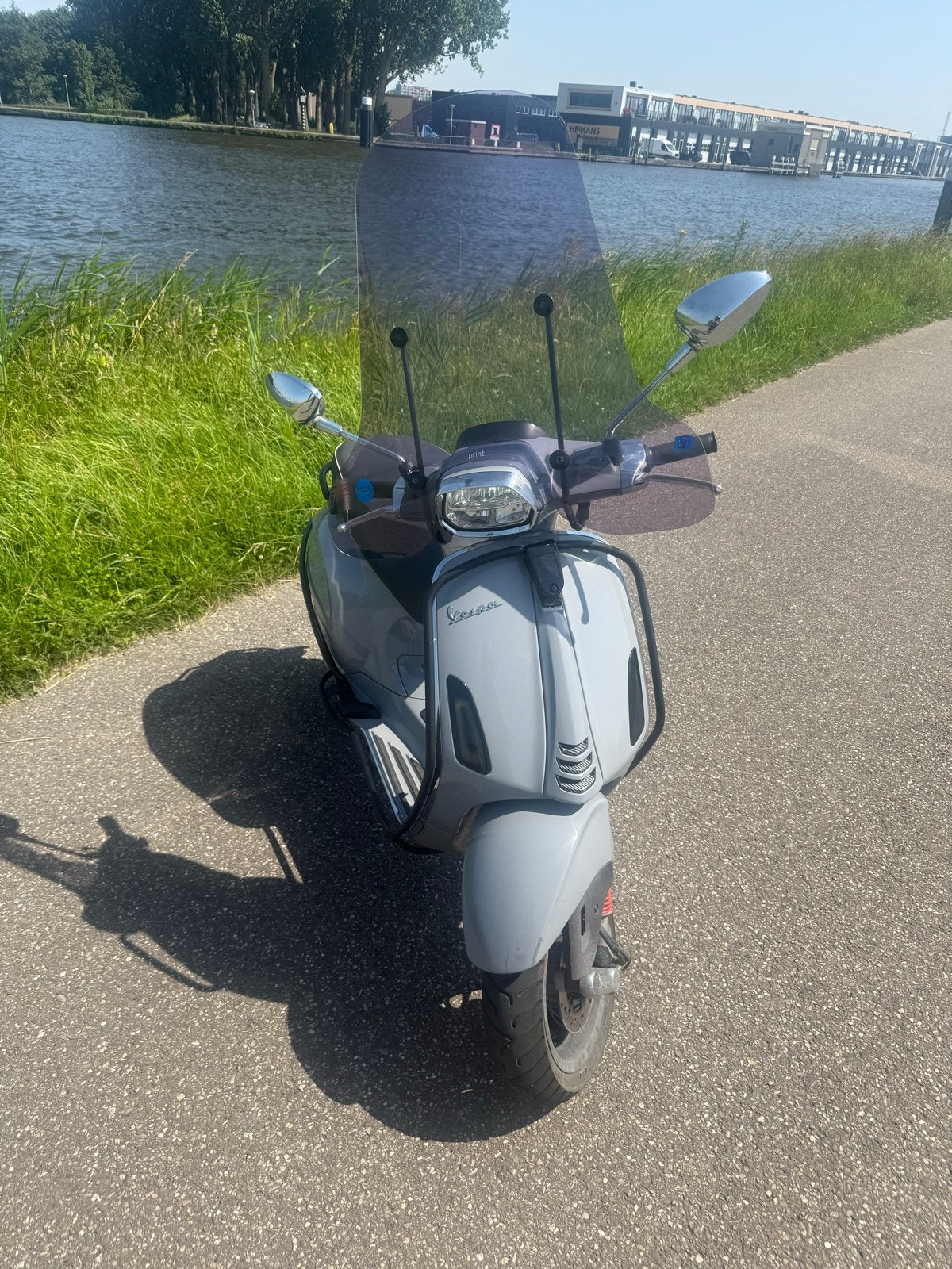 Vespa Sprint 50km/u - nardo grey, Ophalen, Gebruikt, Benzine, Vespa