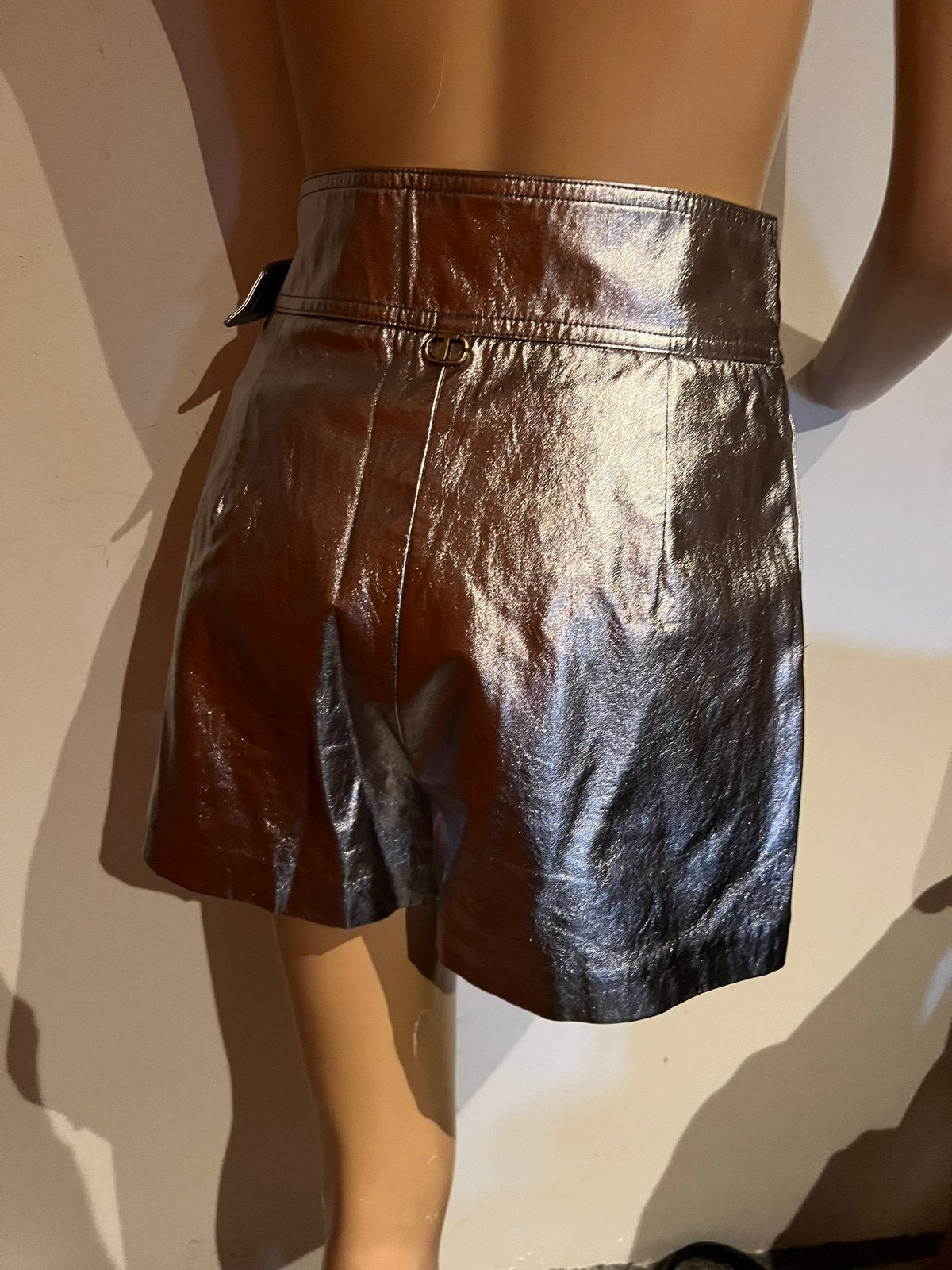 TWINSET broek skai leer maat XS origineel ZGAN, Kleding | Dames, Twinset, F, Kort, Ophalen of Verzenden
