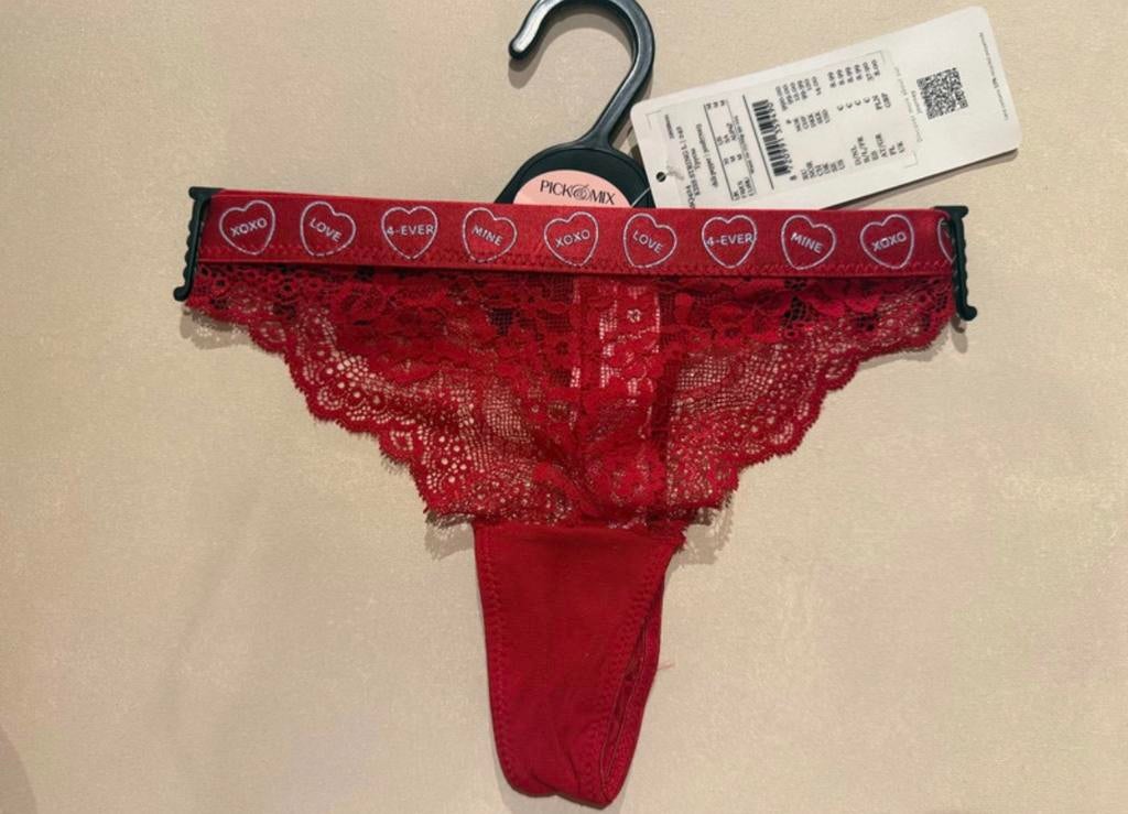 Hunkemöller string nieuw, Verzenden, Rood, String