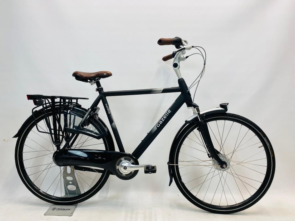 GAZELLE Orange C7+ herenfiets L-57cm naafdynamo, Versnellingen, Ophalen of Verzenden, Zo goed als nieuw, 57 tot 61 cm