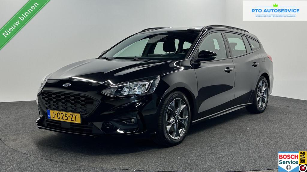 Ford Focus Wagon 1.0 EcoBoost ST Line X Business CARPLAY, Auto's, Stof, Gebruikt, Met garantie (alle), Zwart