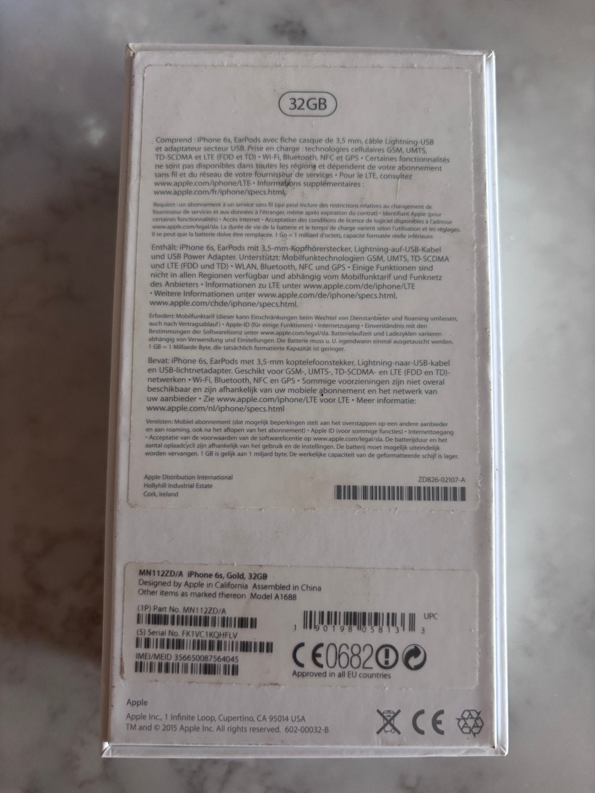 Apple iPhone 6S 32GB Goud - Gebruikt, Telecommunicatie, Mobiele telefoons | Apple iPhone, Ophalen, Gebruikt, 32 GB, Zonder simlock