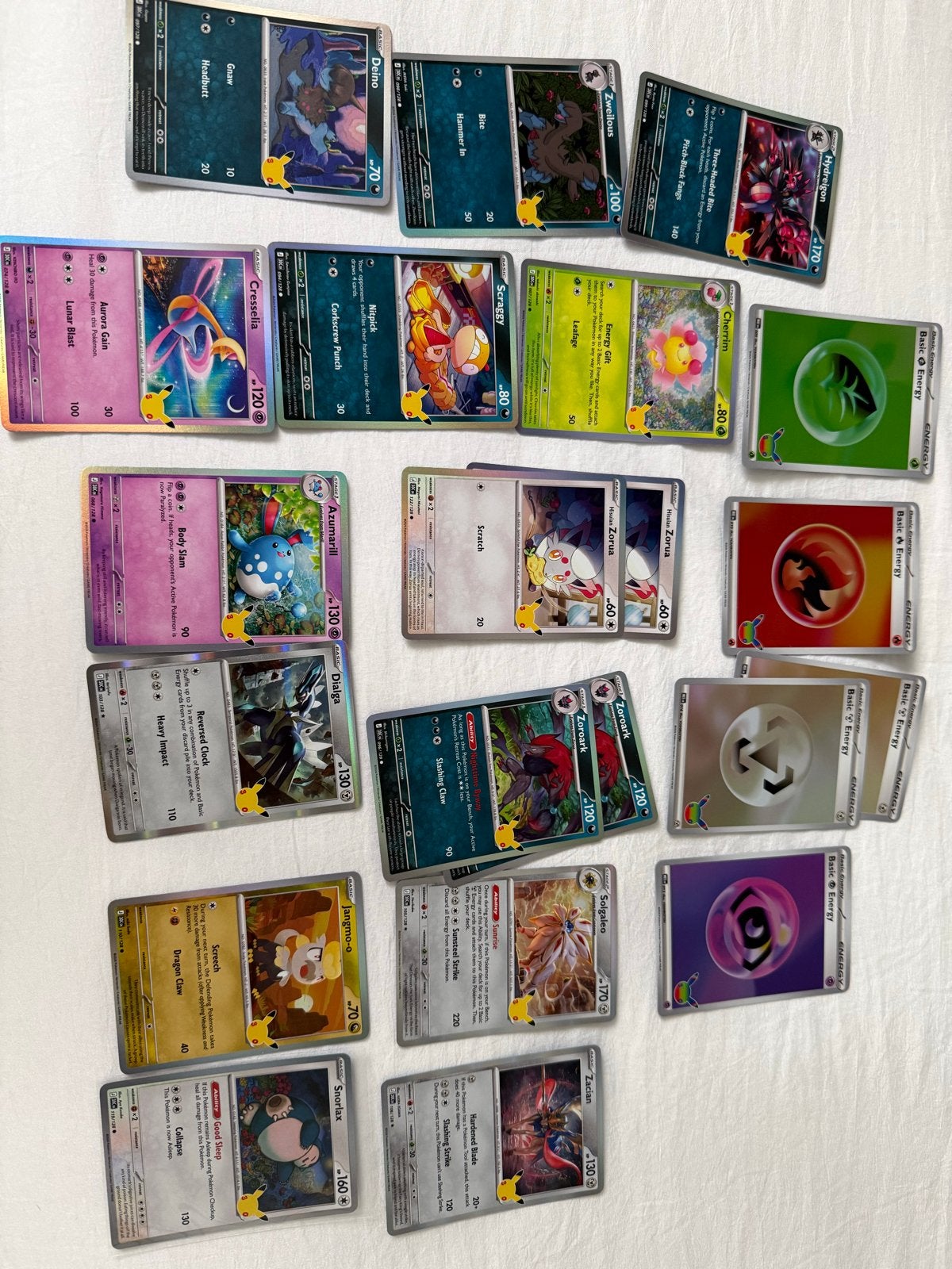 Pokémon Celebrations kaarten - Diverse zeldzame kaarten, Ophalen of Verzenden, Zo goed als nieuw, Meerdere kaarten, Foil