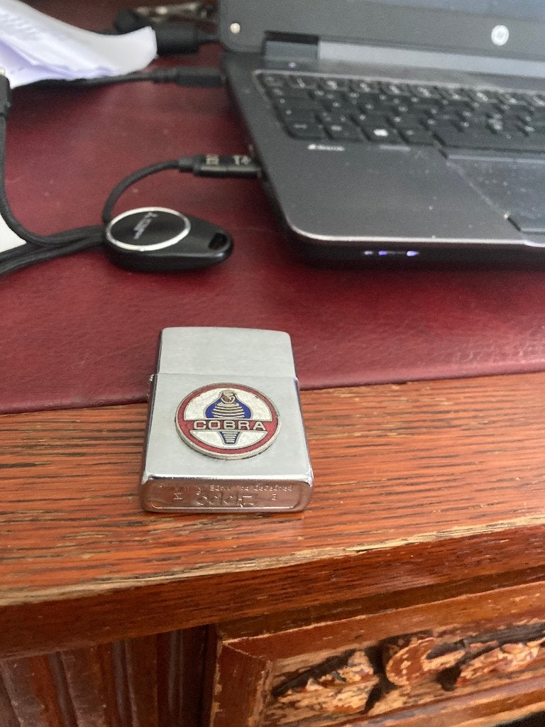 zippo met cobra logo, Verzamelen, Ophalen of Verzenden, Gebruikt, Aansteker