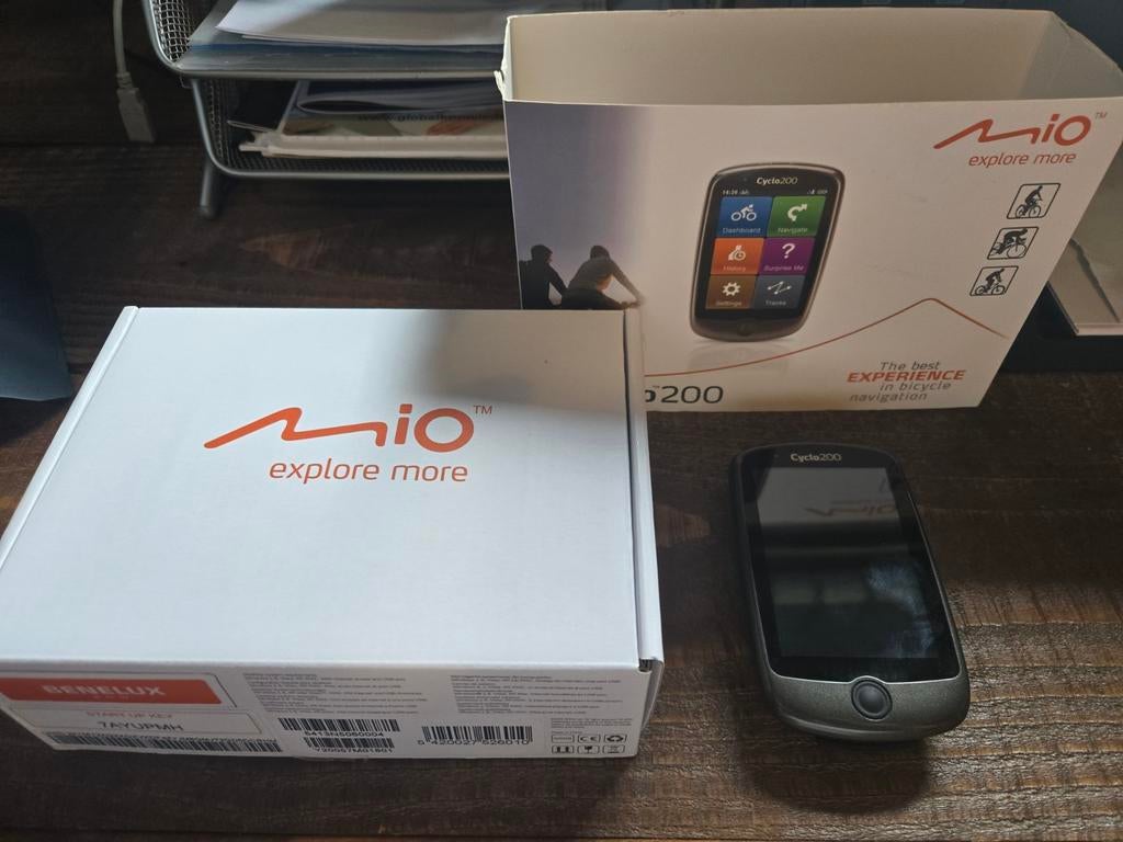 Mio Cyclo 200 Fietsnavigatie GPS, Fietsen en Brommers, Fietsaccessoires | Fietscomputers, Ophalen of Verzenden, Draadloos, Gebruikt