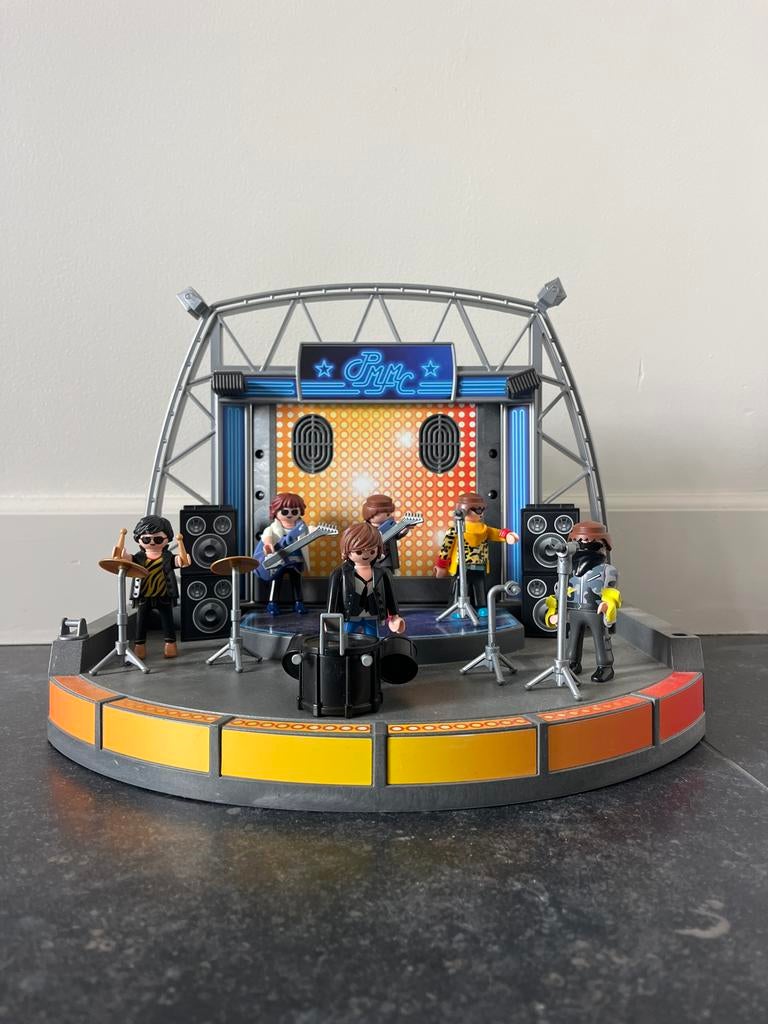 Playmobil Band Set - Compleet met Podium en Figuren, Ophalen, Gebruikt
