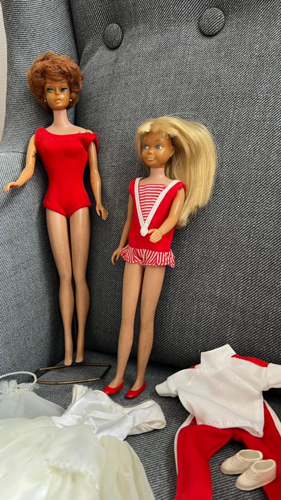 Mattel Barbie en Skipper uit 1964, Ophalen of Verzenden, Zo goed als nieuw
