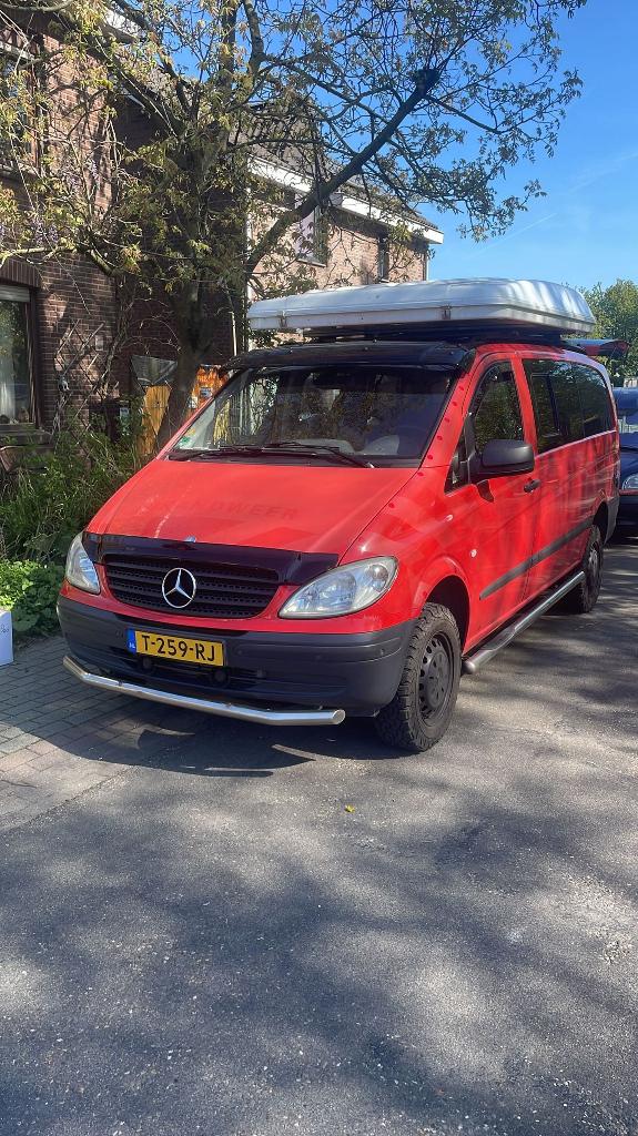 Vito W639 motorkapspoiler steenslagbeschermer pasvorm zwart, Ophalen of Verzenden, Nieuw