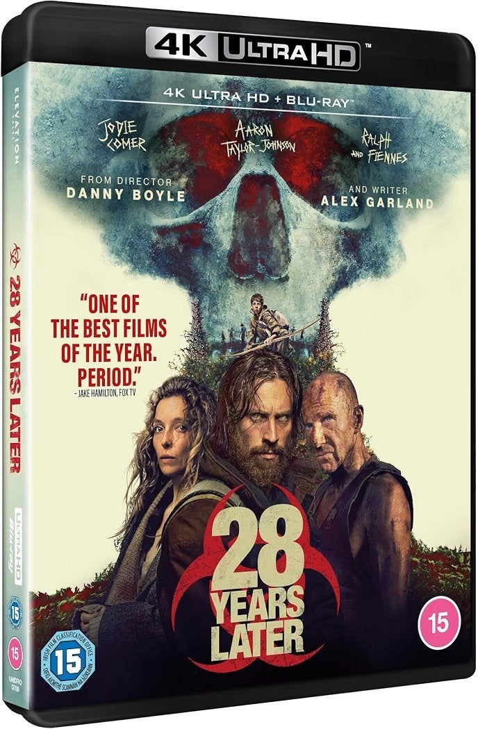 28 Years Later 4K UHD/Ultra HD Blu-Ray UK NLO IMDb 7.2 Seal, Engels, Vanaf 16 jaar, Film, Nederlands