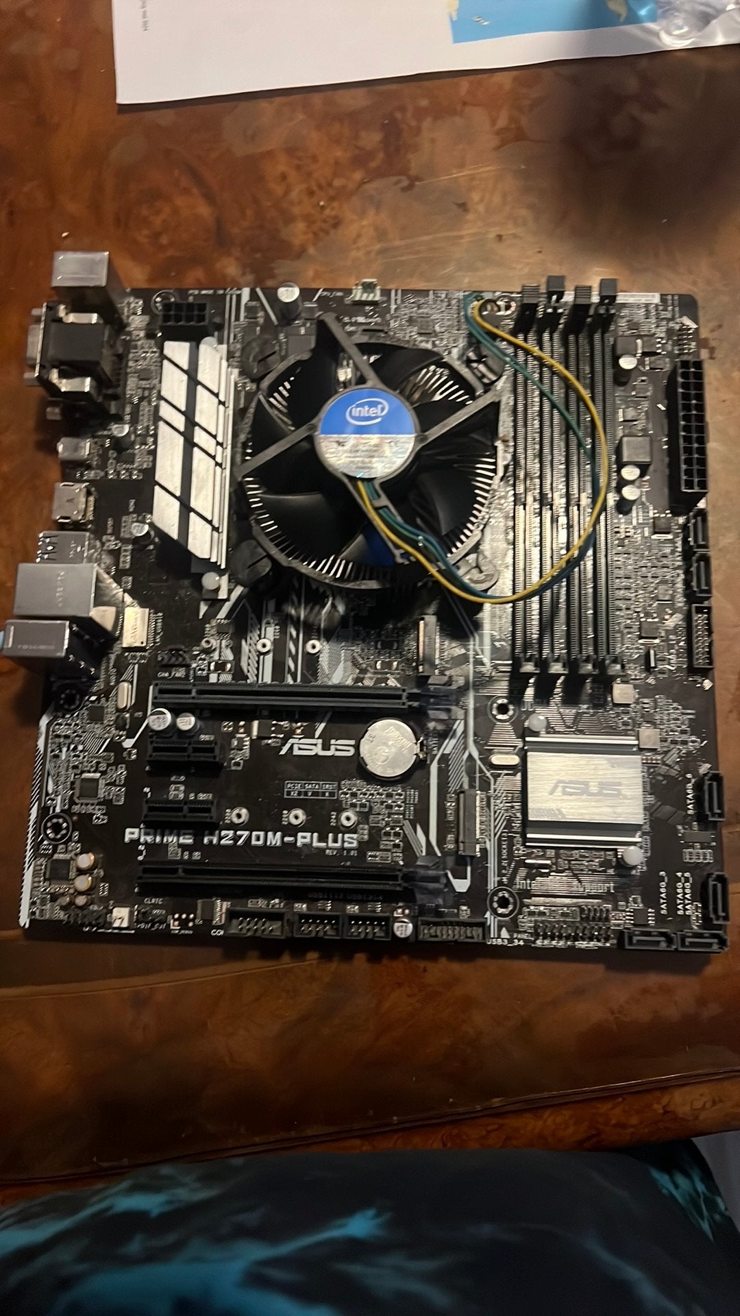 Asus PRIME H270M - PLUS + I7 6700K, Ophalen, Gebruikt, Intel, DDR4