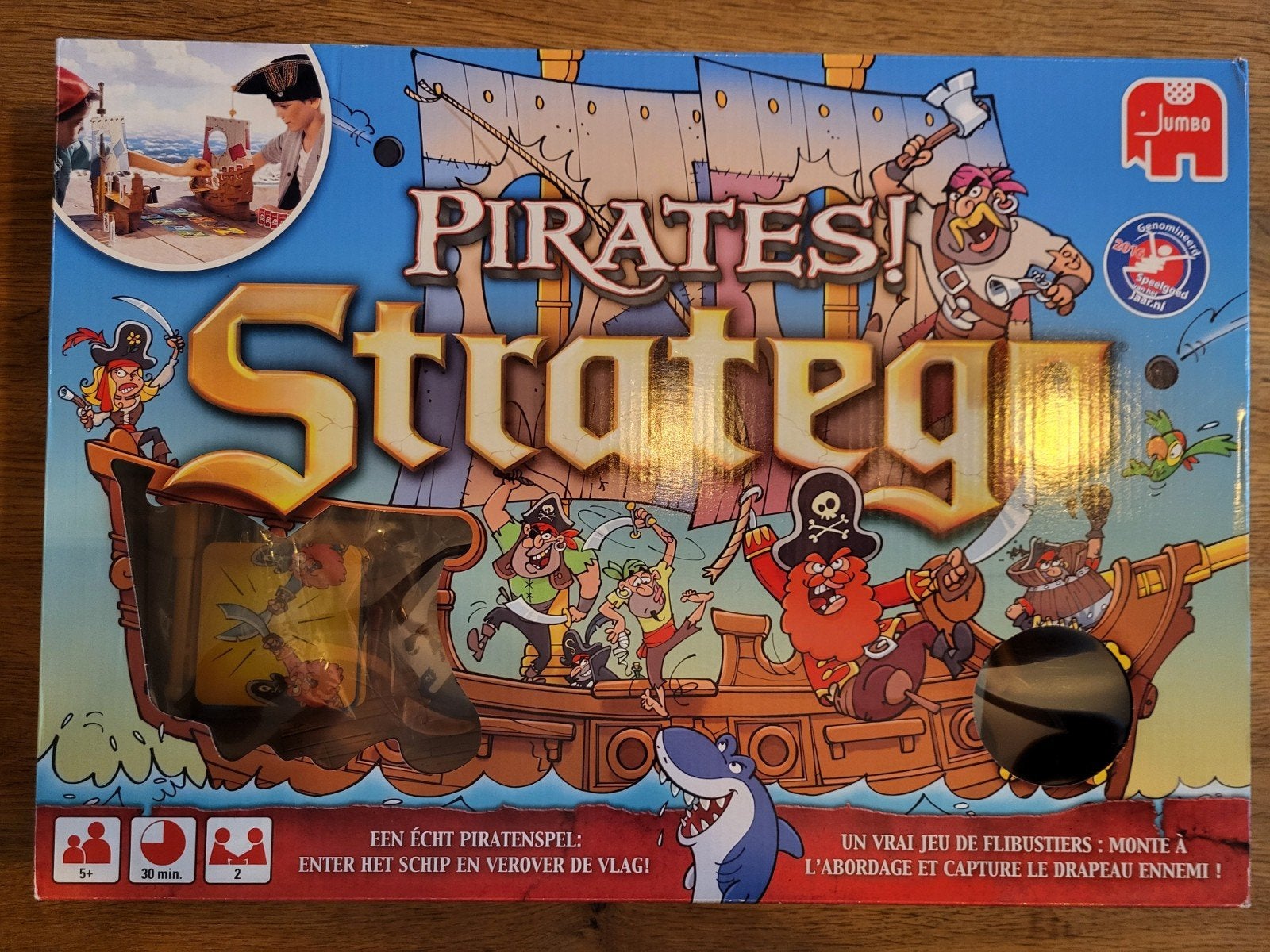 Stratego Pirates - spel van Jumbo, Een of twee spelers, Ophalen, Zo goed als nieuw, Jumbo spellen