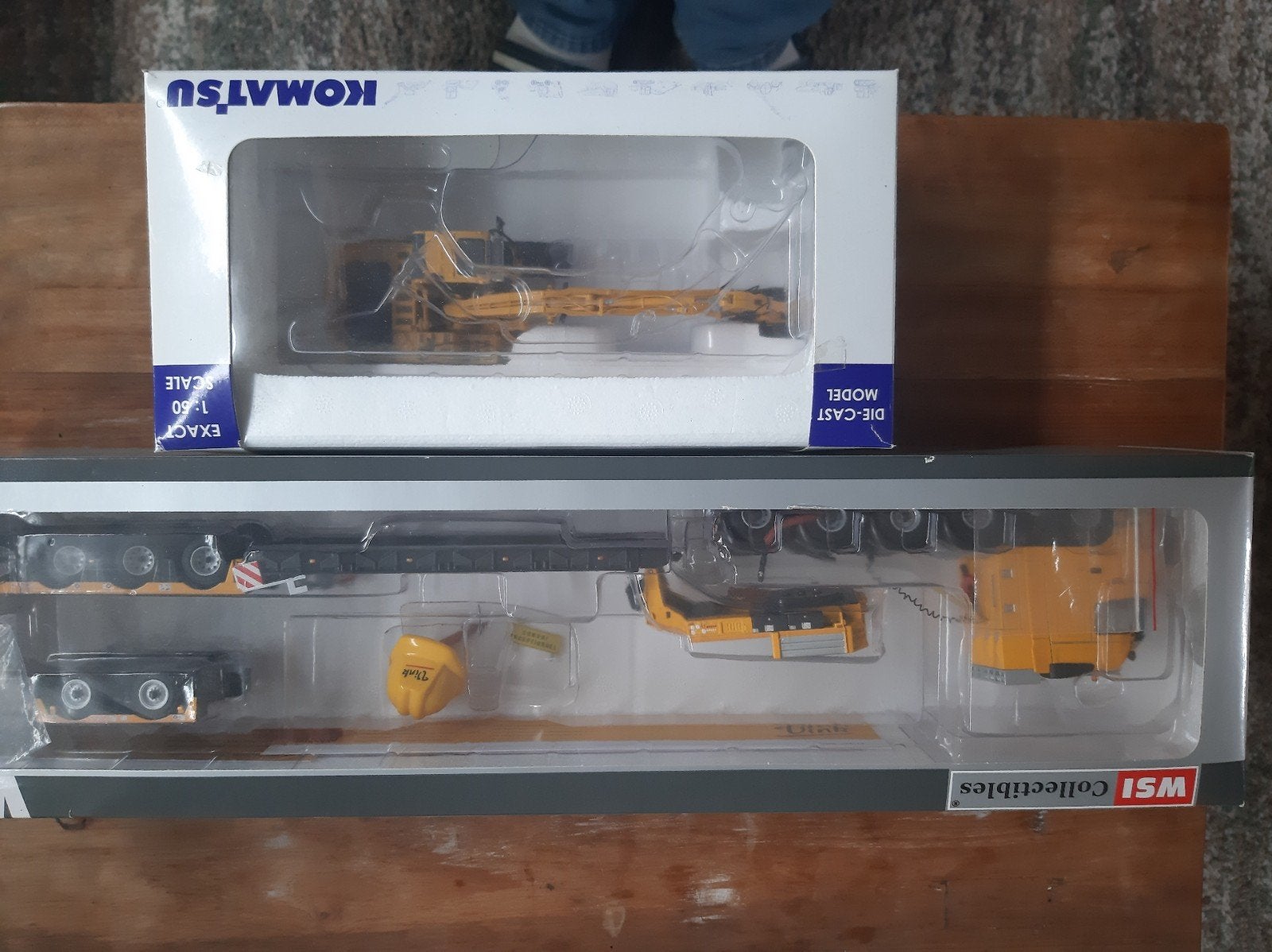 Dieplader Vink Barneveld met Komatsu graafmachine 1:50, Ophalen, Nieuw, Overige typen
