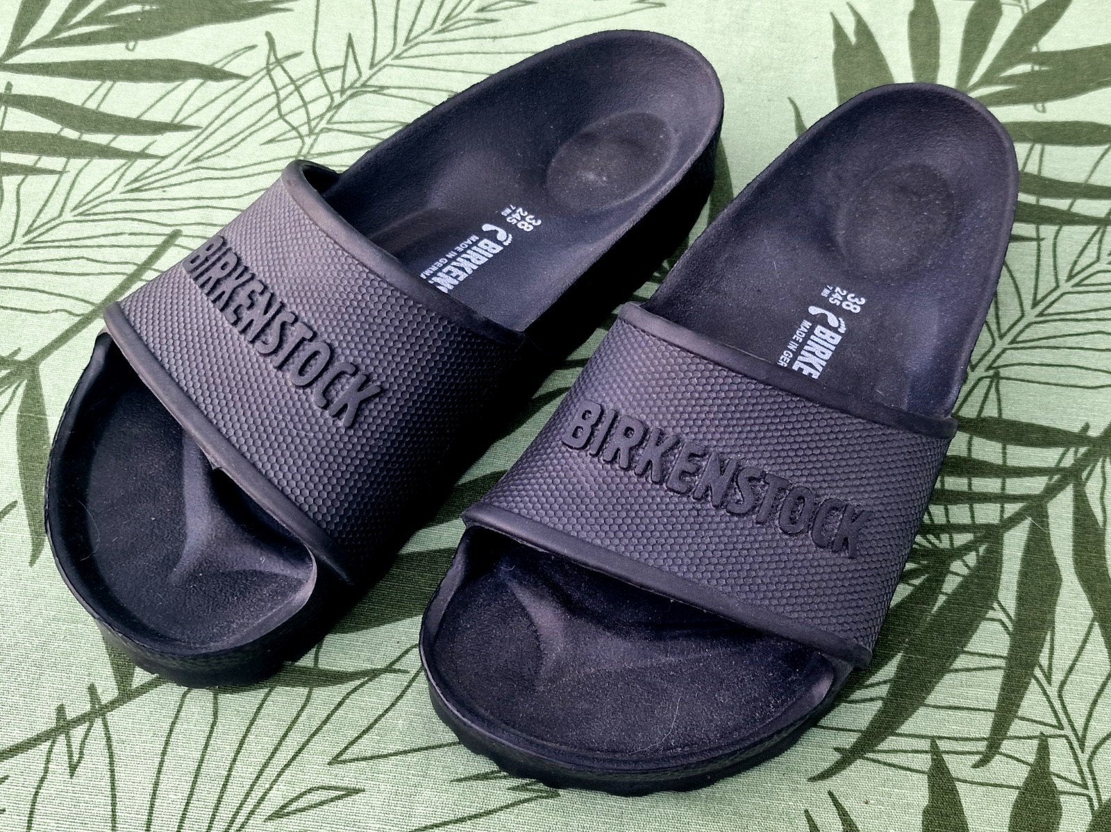Birkenstock Barbados EVA slippers maat 38 - Nieuw!, Slippers, Zwart, Nieuw, Ophalen of Verzenden