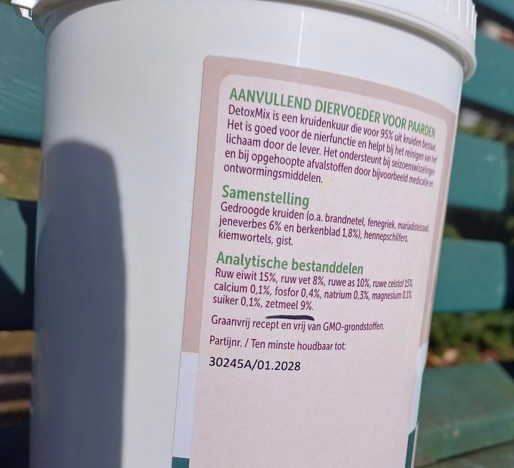 Detoxmix voor paarden 1kg, Dieren en Toebehoren, Ophalen of Verzenden