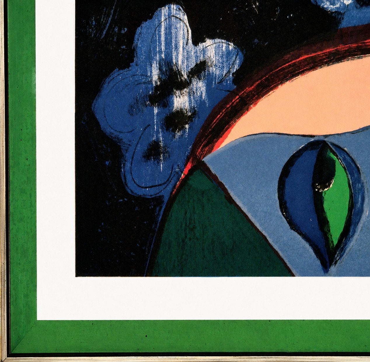 Corneille -EA 1975 Artist edition "Fleur partout", Bijzondere lijst, Portret of Personen, Ophalen of Verzenden, Papier
