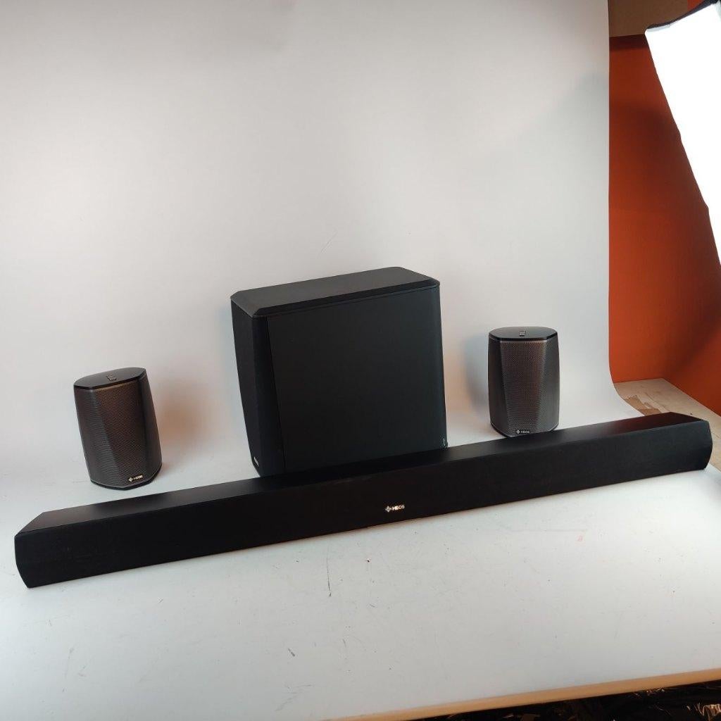 Denon Home Cinema SC-HHC Bar + Denon SC-HCC Rear en Sub, Audio, Tv en Foto, Home Cinema-sets, Overige merken, Soundbar, 70 watt of meer