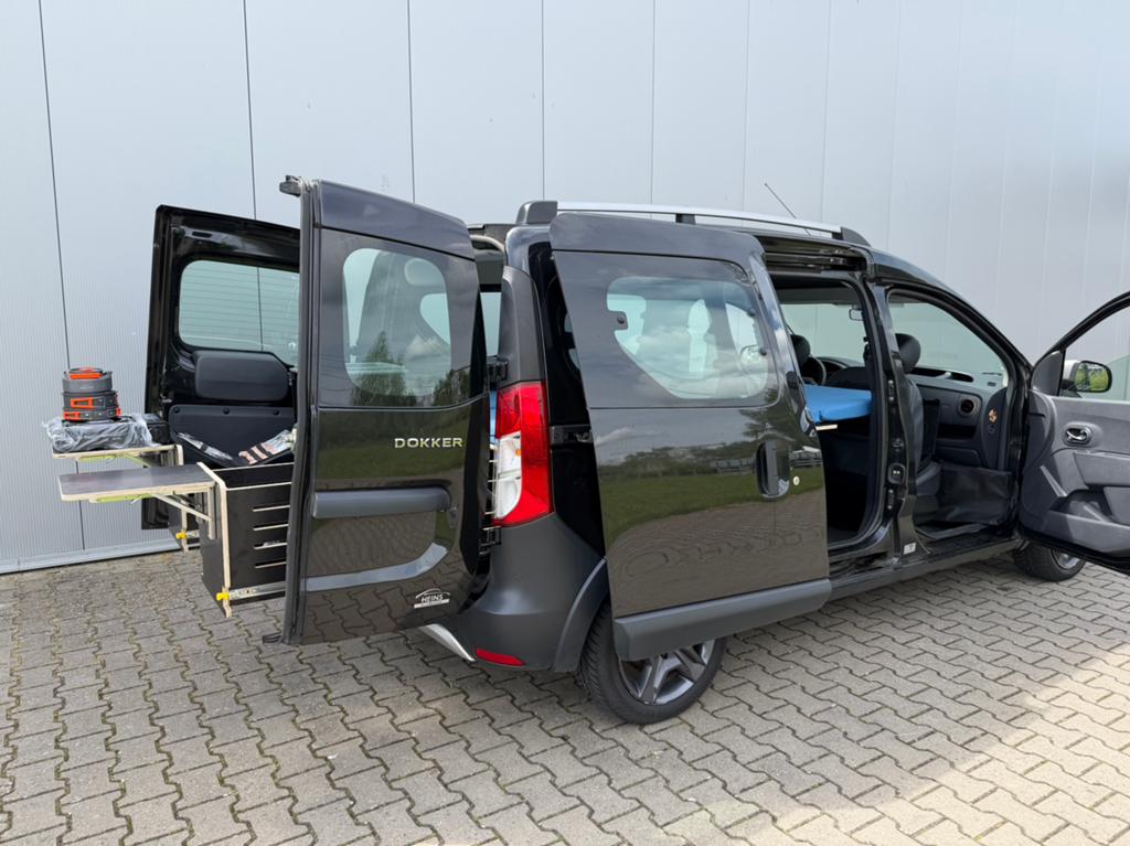 Dacia Dokker Stepway Minicamper 2017 1.2 Benzine | Airco, Buscamper of Camperbus, Volkswagen, Tot en met 2, Bedrijf