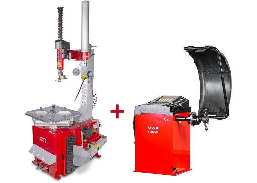Set bandenwisselaar BT200M 230V+ balanceermachine BB205 230V, Ophalen, Nieuw