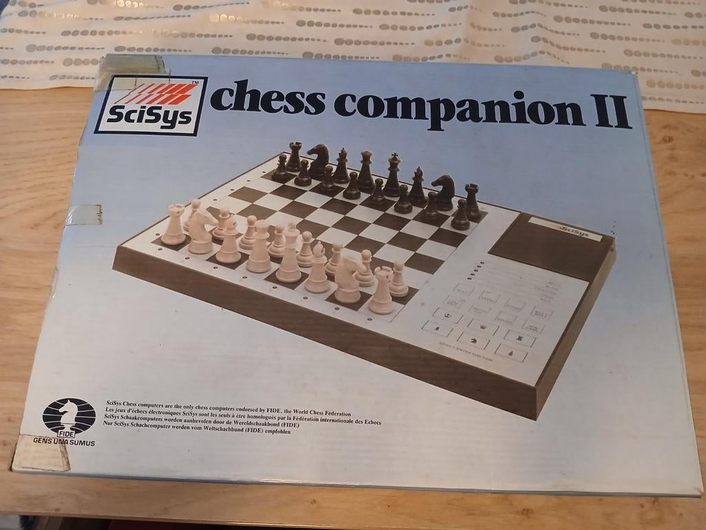 SciSys Chess Companion II Elektronisch Schaakspel, Ophalen of Verzenden