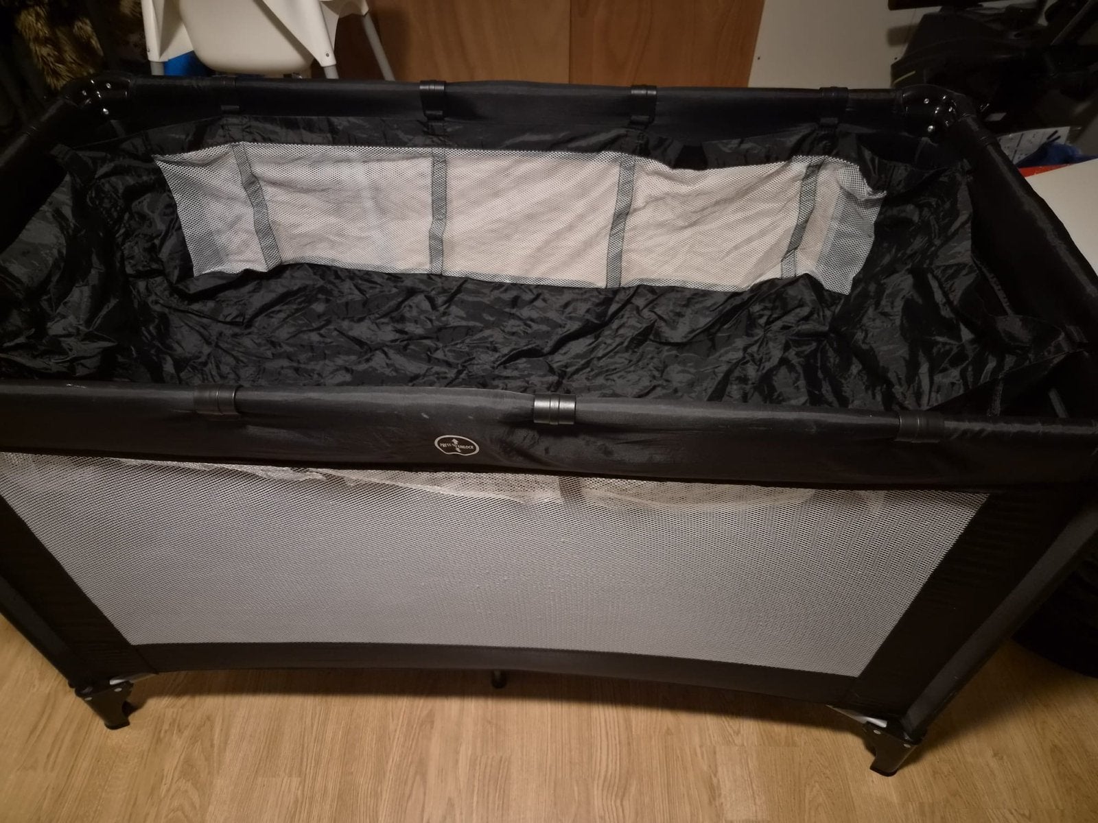 Mamaloes Campingbedje met Verkleiner en Extra Matras, Ophalen, Zo goed als nieuw, Reisbedje