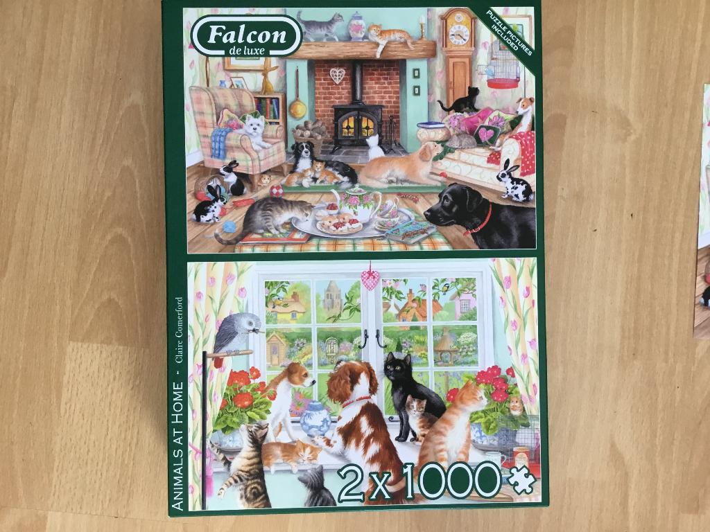 Legpuzzels Falcon de luxe, Hobby en Vrije tijd, Denksport en Puzzels, Ophalen, 500 t/m 1500 stukjes, Zo goed als nieuw, Legpuzzel