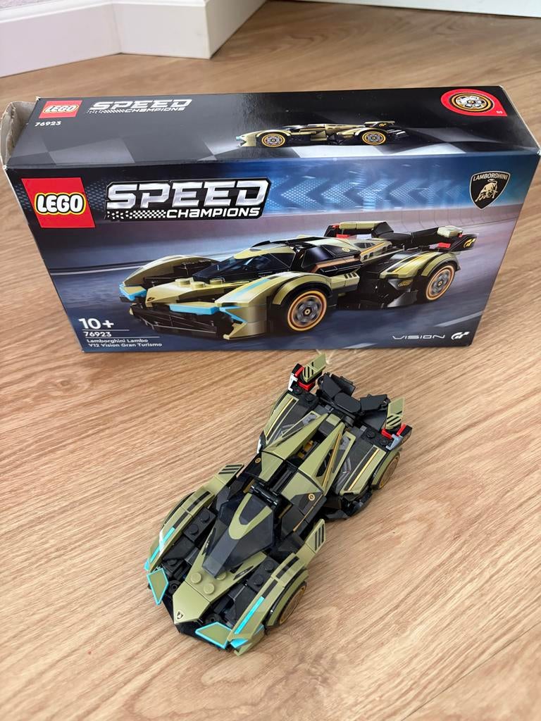 Lego Speed Champions Lamborghini V12 Vision GT 76923, Lego, Zo goed als nieuw, Compleet, Complete set