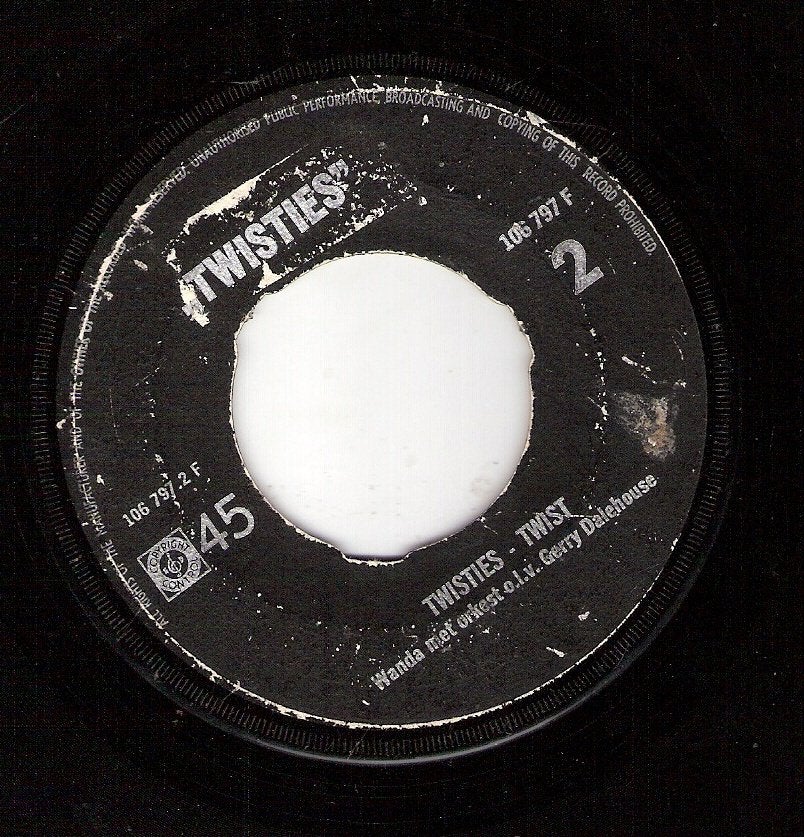 INDOROCK /TWIST - Wanda - Twisties Twist promosingle 1962, Cd's en Dvd's, Ophalen, Gebruikt, Pop