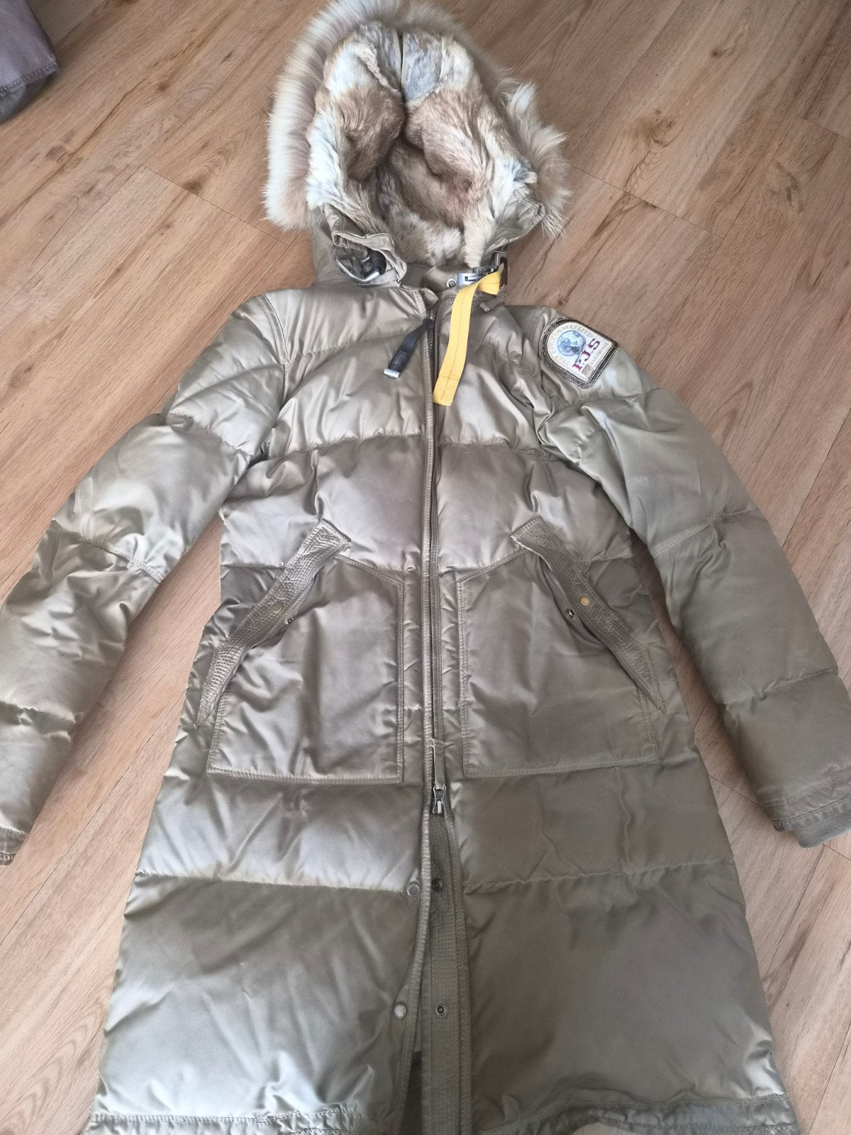 parajumpers jas, Kleding | Dames, Beige, Maat 36 (S), Gedragen, Parajumpers