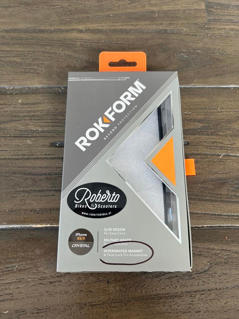 ROKFORM telefoonhoesje iPhone XS/X - Nieuw in doos, Kunststof, Zwart, Overige merken, Nieuw