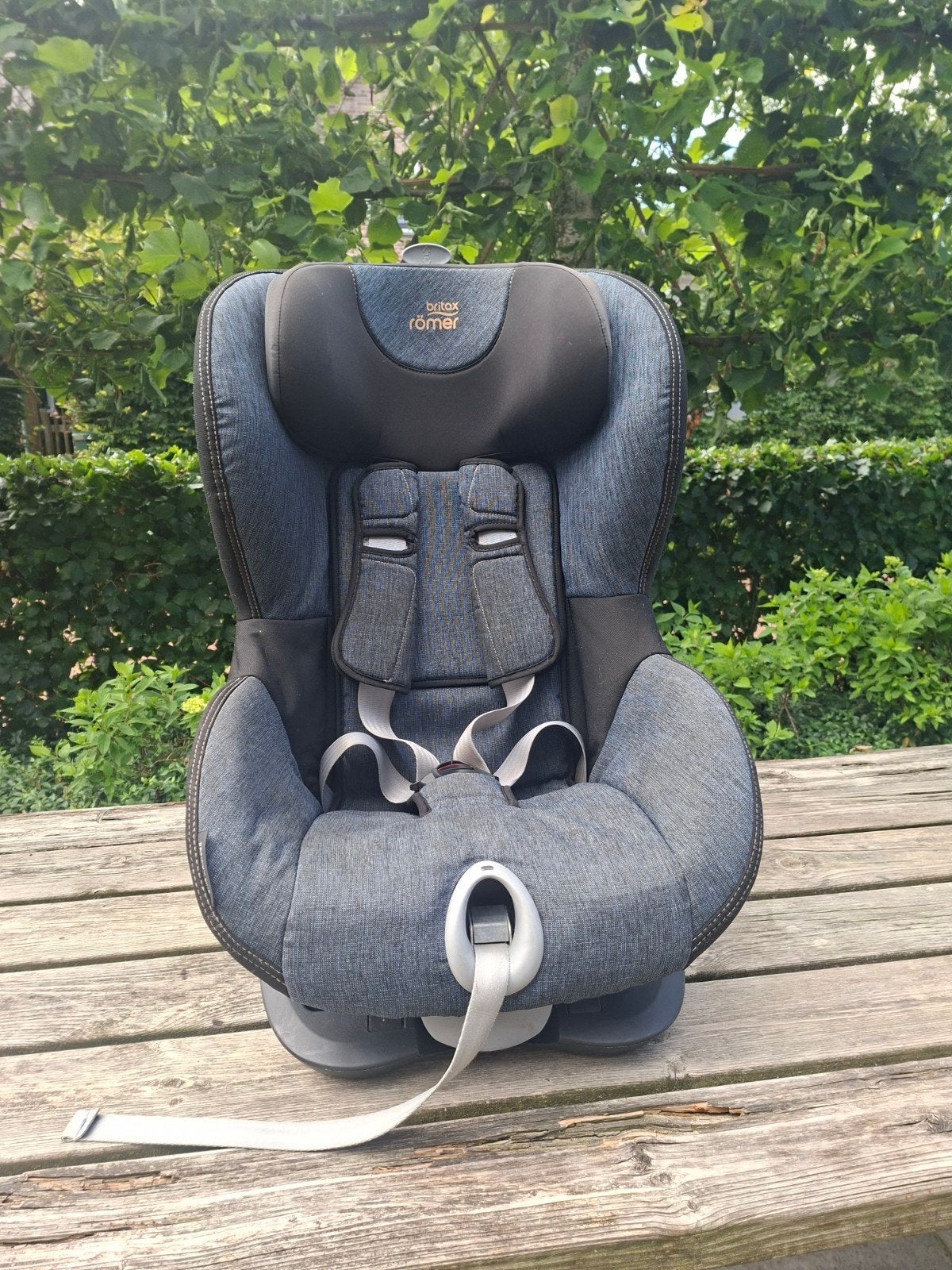Britax Römer King LS II autostoel - Spijkerstof, Kinderen en Baby's, Autostoeltjes, Ophalen, Romer, Verstelbare rugleuning, 9 t/m 18 kg