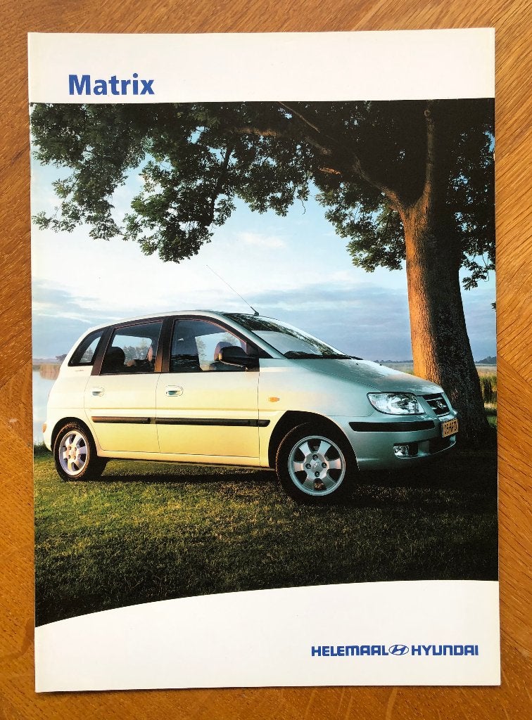 Hyundai Matrix folder 2002, Verzenden, Nieuw, Overige merken, Hyundai