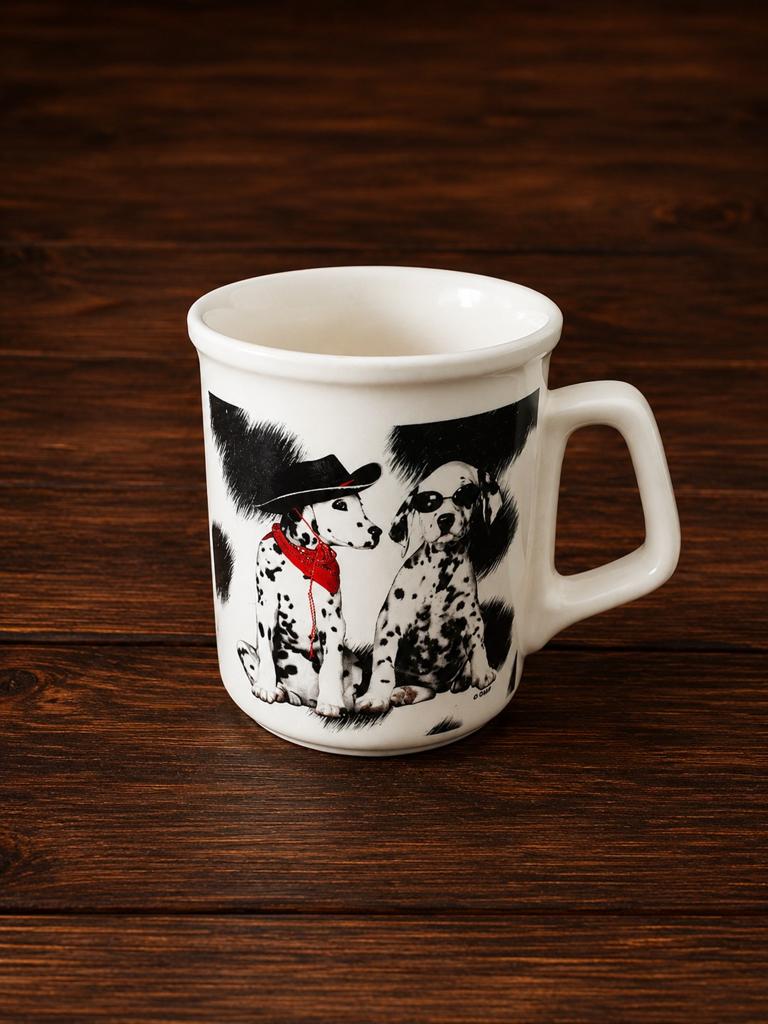 Vintage Disney 101 Dalmatiërs Mok - Uniek & Goede Staat, Antiek en Kunst, Ophalen of Verzenden