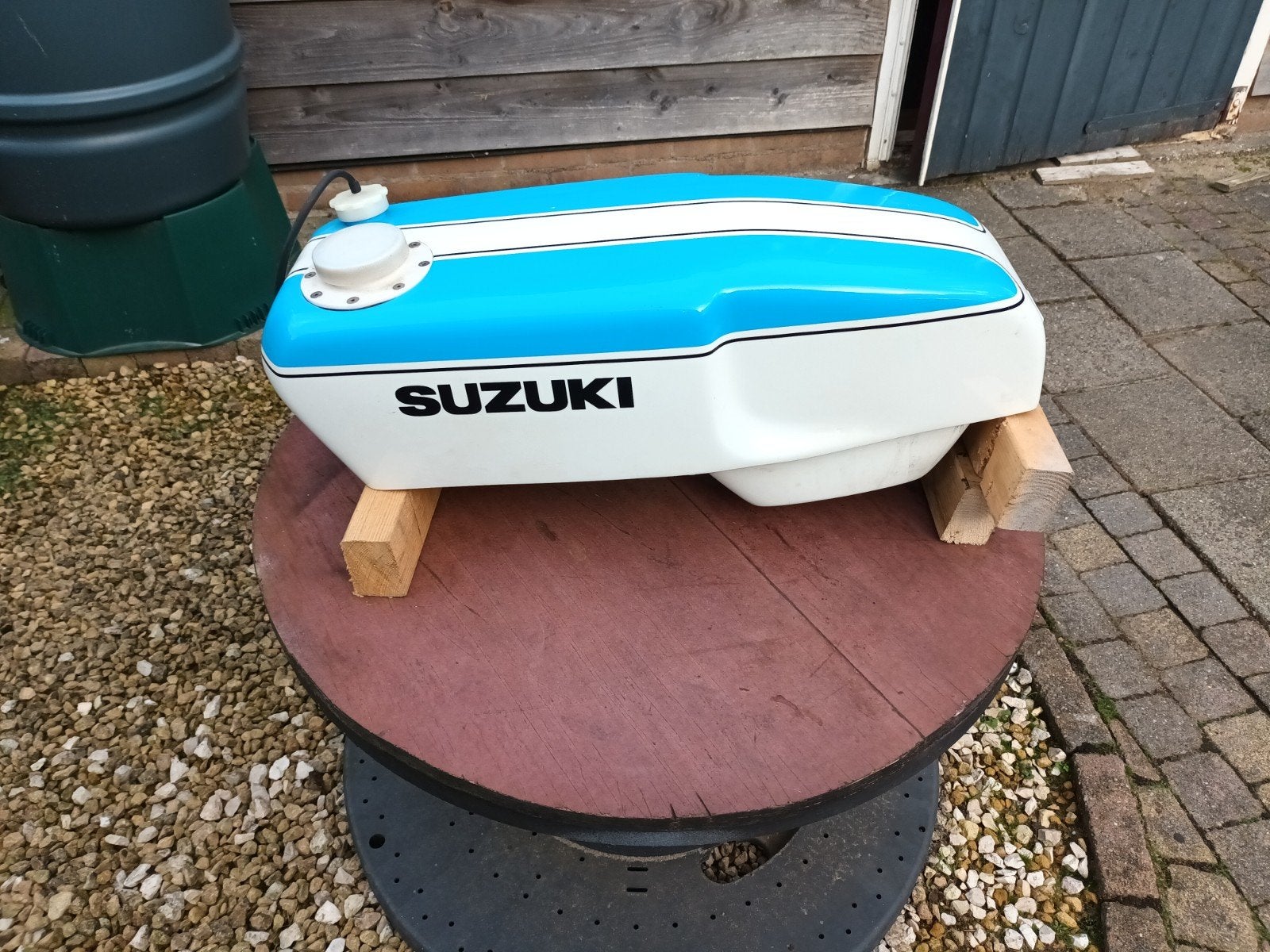 Classic racer Suzuki TR 750 highboy benzine tank, Motoren, Ophalen of Verzenden, Gebruikt