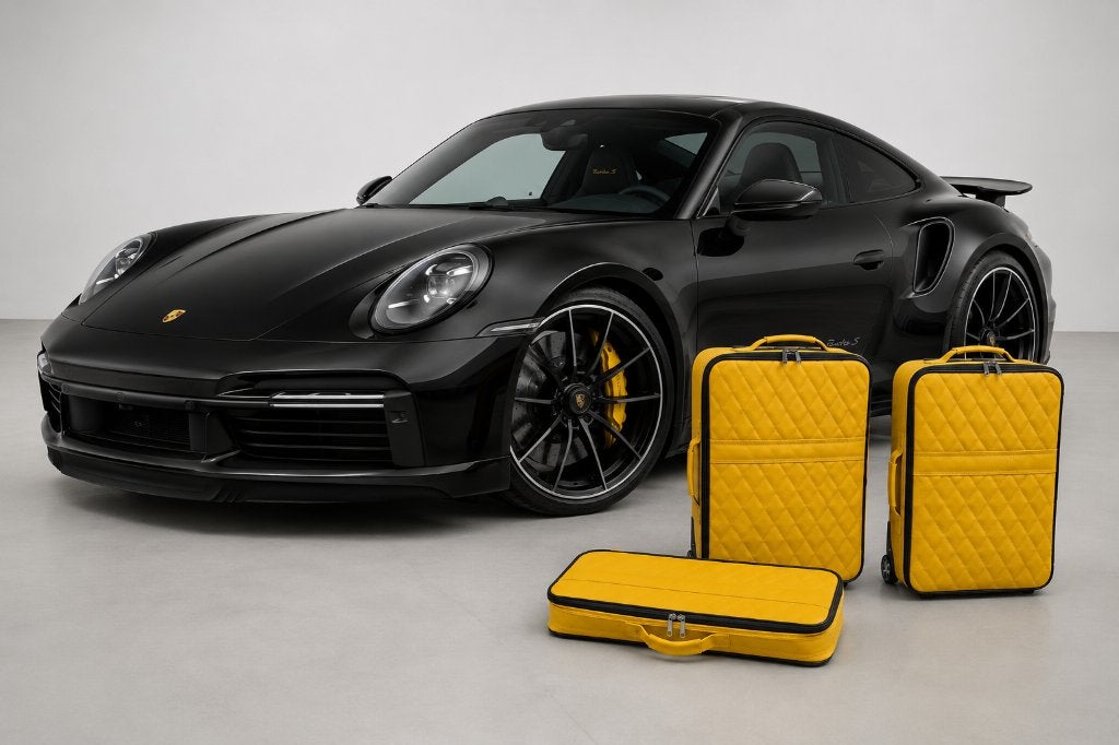Roadsterbag lederen kofferset Porsche 911 992 Turbo S, Verzenden, Nieuw