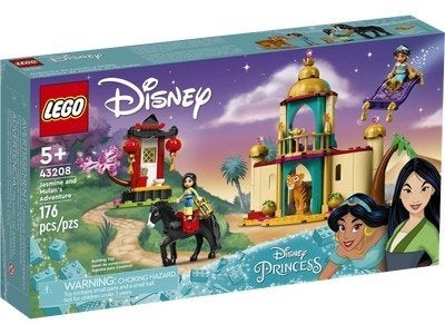 LEGO 43208 Disney Jasmine en Mulan's Avontuur, Kinderen en Baby's, Speelgoed | Duplo en Lego, Lego, Nieuw, Ophalen of Verzenden