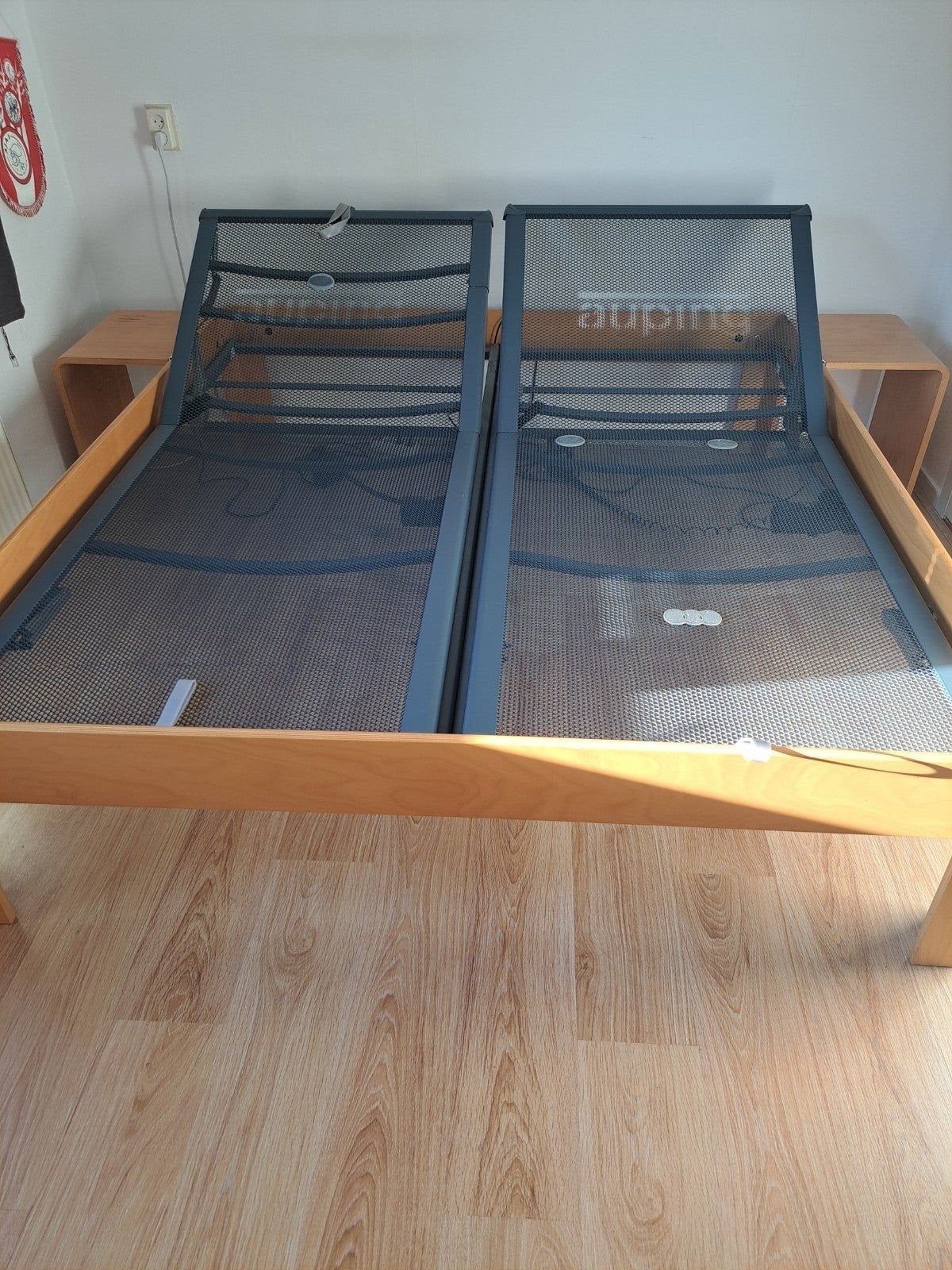 auping elec .senioren (hoog )bed 180x200, Ophalen, Tweepersoons, 180 cm, 200 cm
