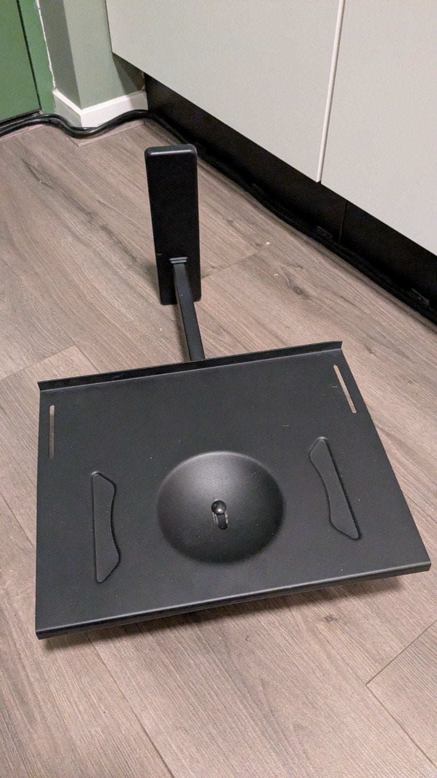 TV Beugel met Plateau - Zwart, Audio, Tv en Foto, Televisiebeugels, Ophalen of Verzenden, Zo goed als nieuw