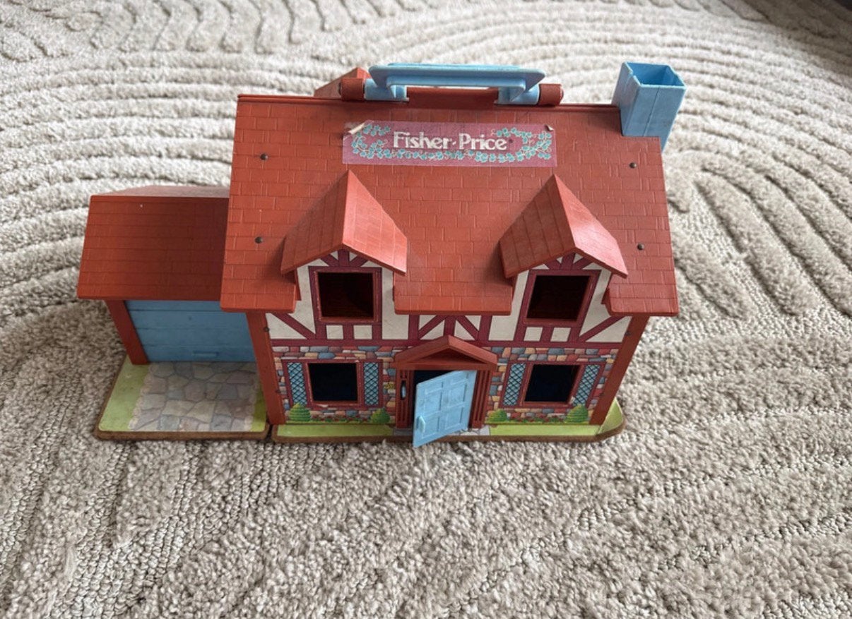 Vintage FisherPrice huis., Ophalen of Verzenden, Zo goed als nieuw
