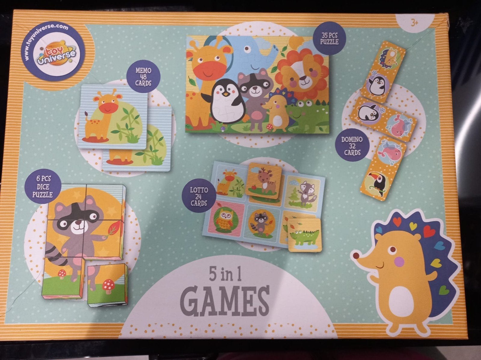 5-in-1 Spellenpakket voor Kinderen, Ophalen, Nieuw, Puzzelen
